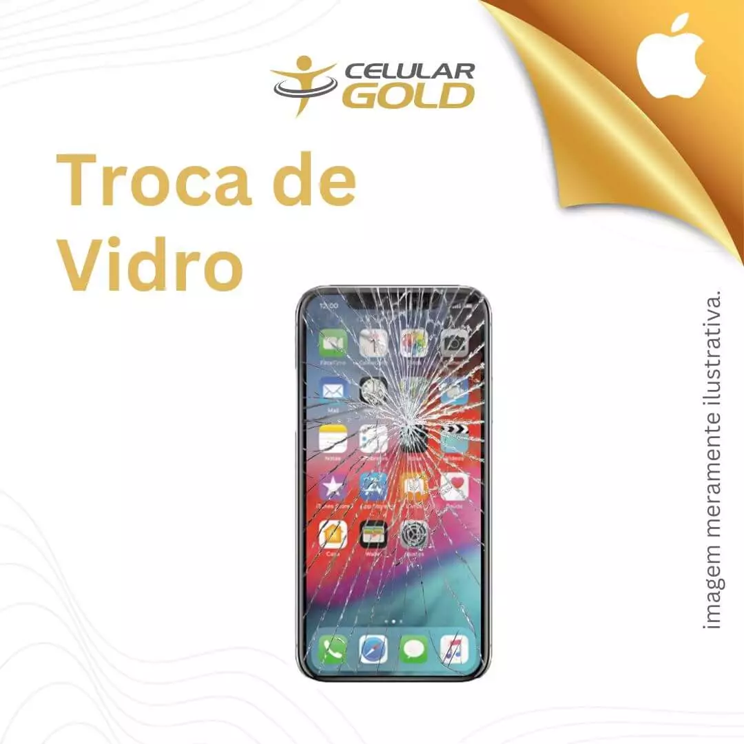 CELULAR GOLD TROCAR VIDRO APPLE